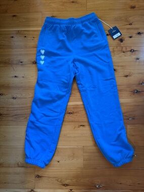 Roller Rabbit x Target Blue Sweatpants with Heart Accents